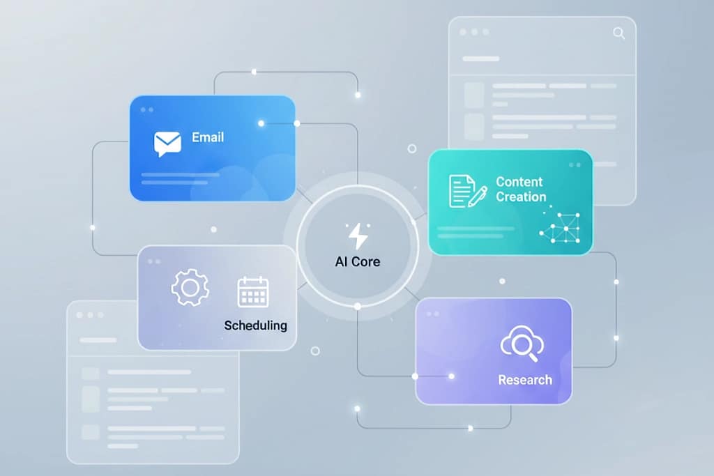 AI tools for virtual assistants, writing, scheduling, research, and automation tools organized by workflow category for real VA work.