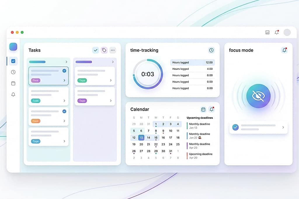 Productivity tools for virtual assistants — task management, time tracking, focus, documentation, and communication tools organized for real VA work.